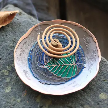 

Ceramic Incense Burners Portable Porcelain Censer Buddhism Incense Holder For Home Teahouse Yoga Studio Inserted Burner Seat