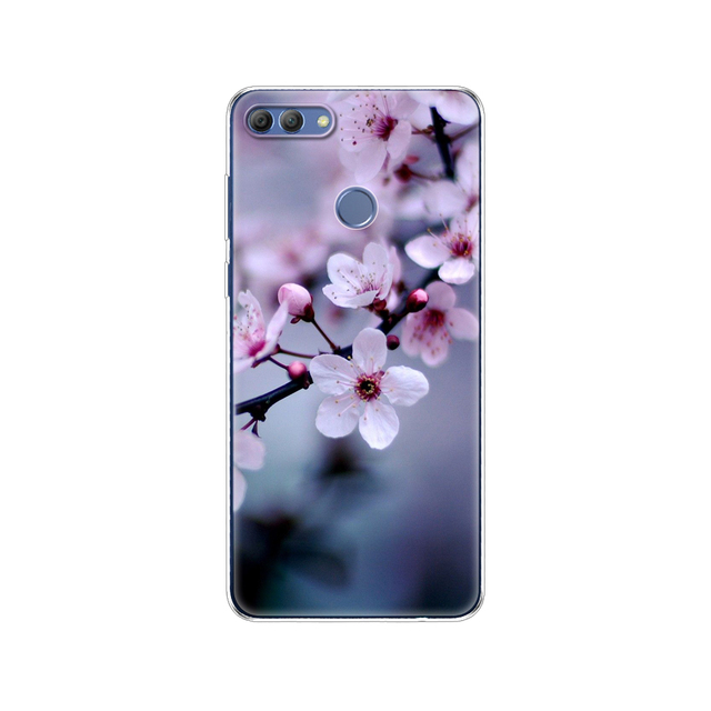 Huawei P Smart 2018  phone case protective 7S soft tpu silicone back cover 360 full protection printed transparent coating