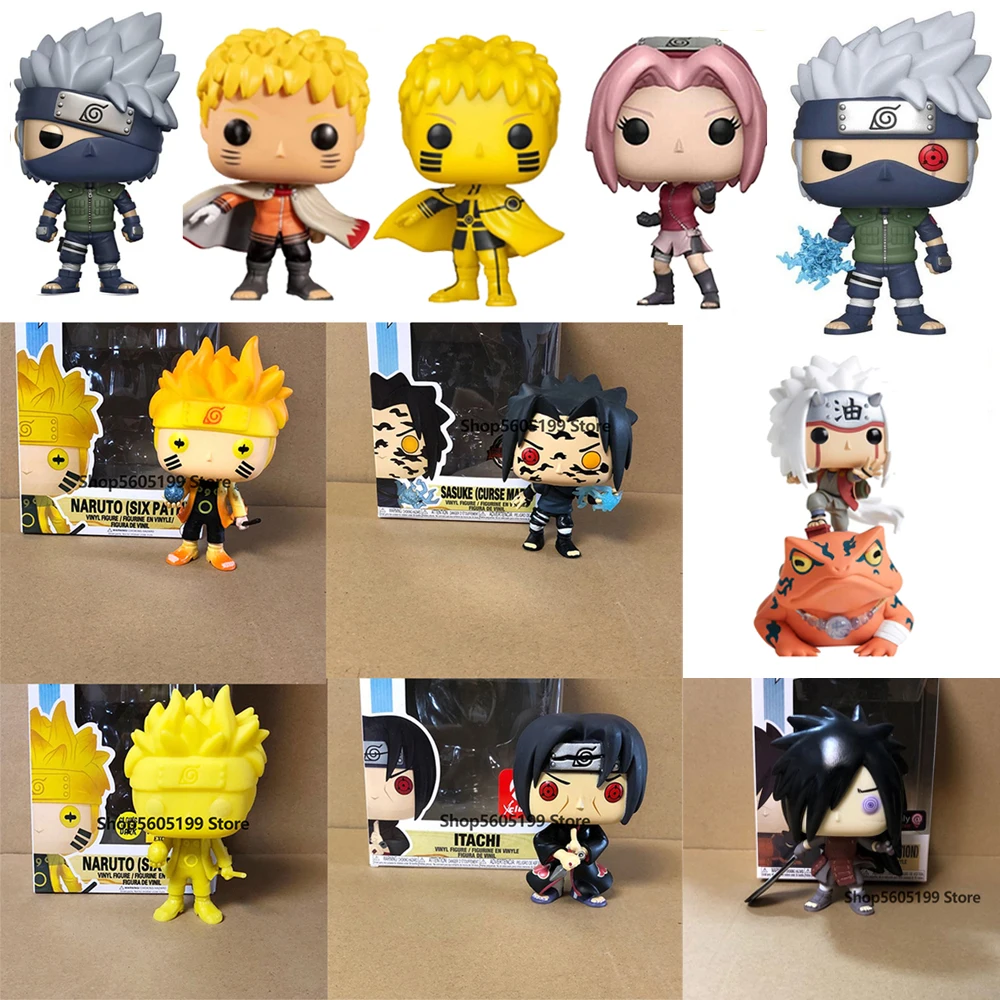 Поп удзумаки JIRAIYA Sasuke kurama ITACHI KAKASHI SAKURA TSUNADE KAGUYA с коробкой Фигурки игрушки