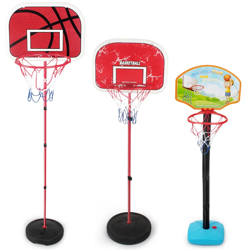 Indoor/Outdoor Adjustable Free Standing Basketball Netball Hoop Kids Toy Games 