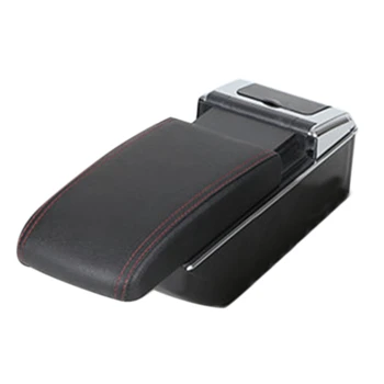 

For Renault Duster Armrest Box Central Store Content Box Cup Holder Ashtray Interior Car-Styling Decoration Accessories