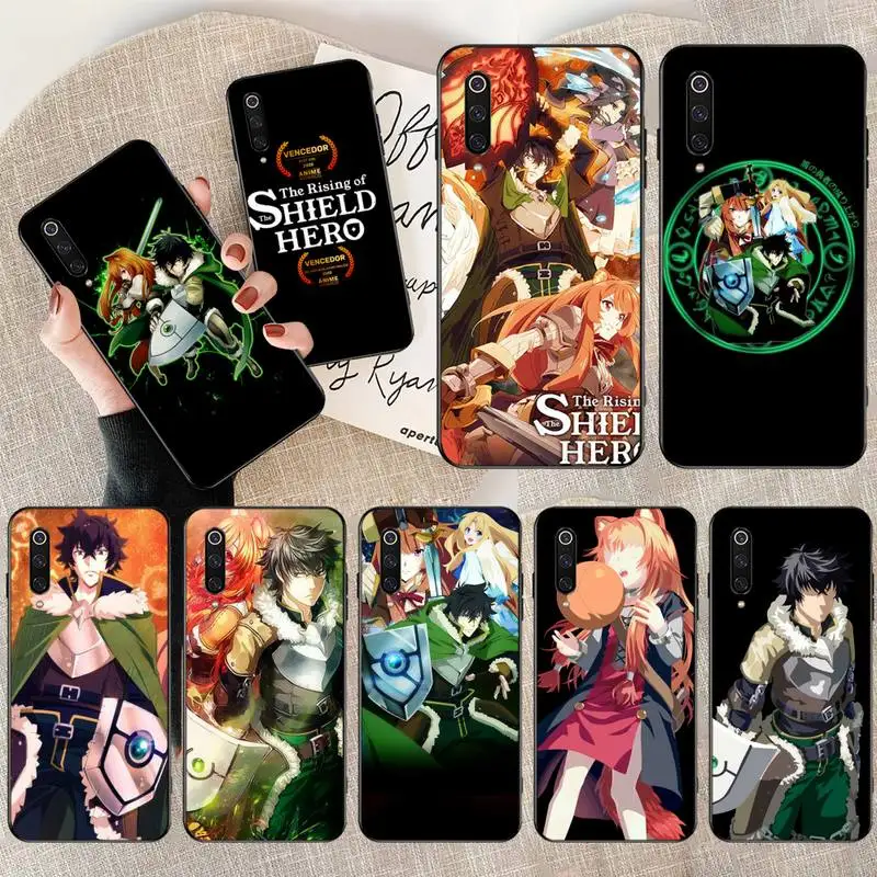 

HPCHCJHM The Rising of the Shield Hero DIY Painted Bling Phone Case for Xiaomi Mi9 9SE 8SE Pocophone F1 Mi8 Lite
