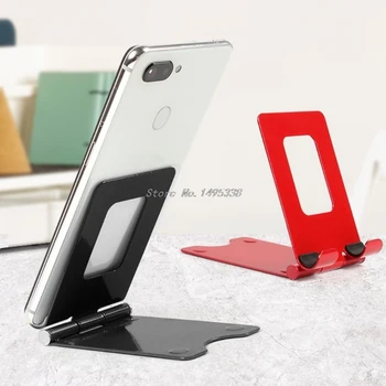 

Durable Metal Desktop Tablet Holder Foldable Cellphone Support Stand Adjustable Bracket for iPhone iPad Dropship