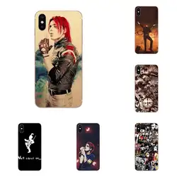 Мягкий модный чехол из ТПУ Gerard Way My Chemical Romance Music для Apple iPhone 4 4s 5 5C 5S SE 6 6S 7 8 Plus X XS Max XR