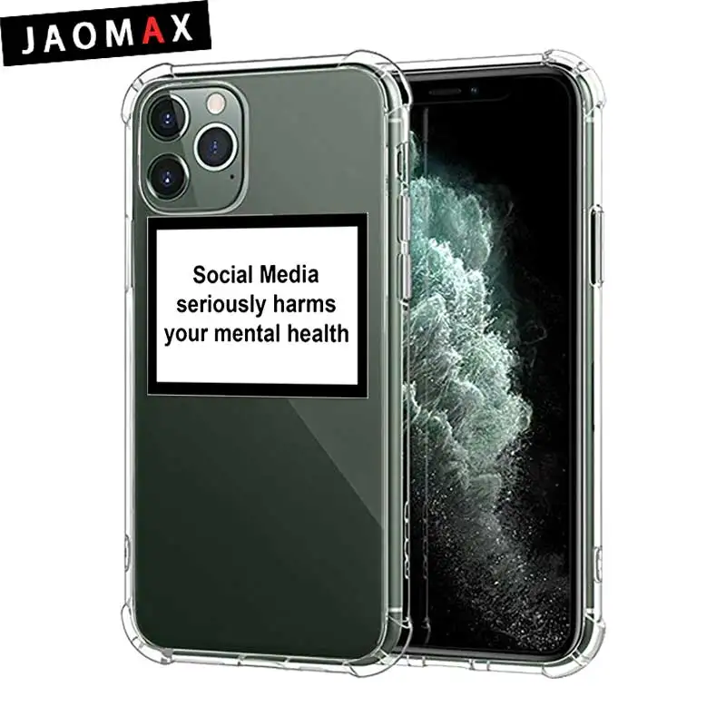 Мягкий силиконовый ударопрочный чехол для телефона Jaomax в социальных сетях iPhone 11 7