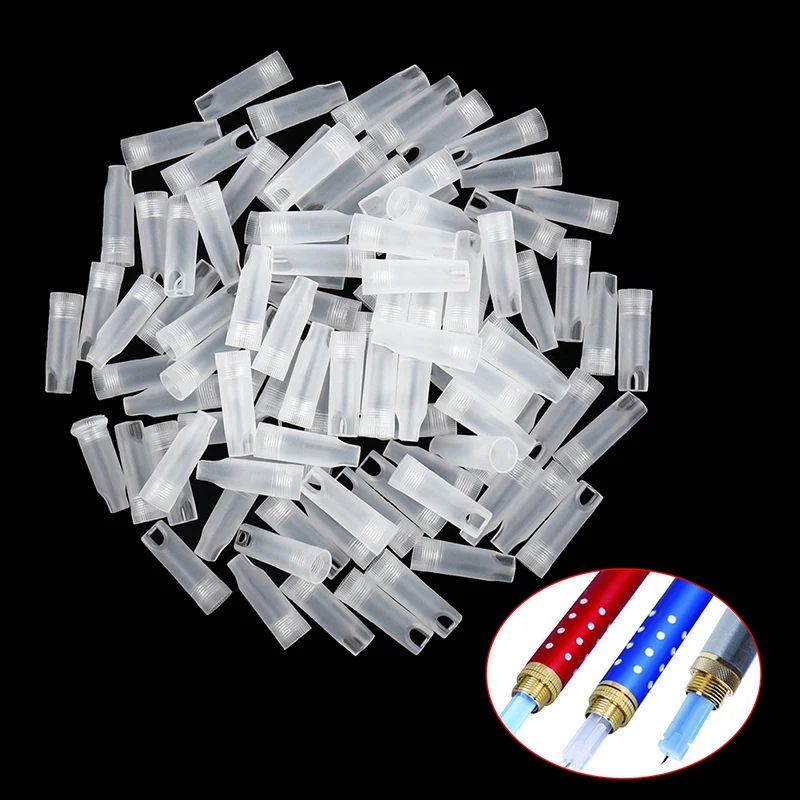 

10 Pcs Disposable Lancet Pen Pin Head Cover White Lancing Lancet Device Pen Cover Caps Wholeslae