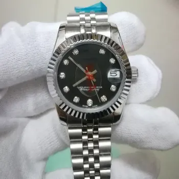 

luxury women wristwatch 26mm automatic mechanical watch AAA sweeping Date JUST stainless steel watches 2813 409