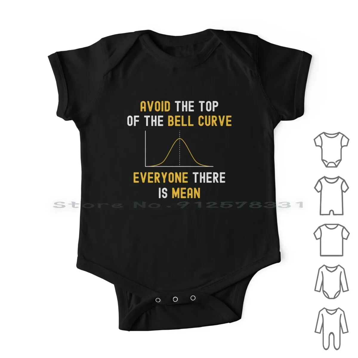 

Avoid The Top Of The Bell Curve Mean Data Analyst Scientist Newborn Baby Clothes Rompers Cotton Jumpsuits Funny Data Scientist