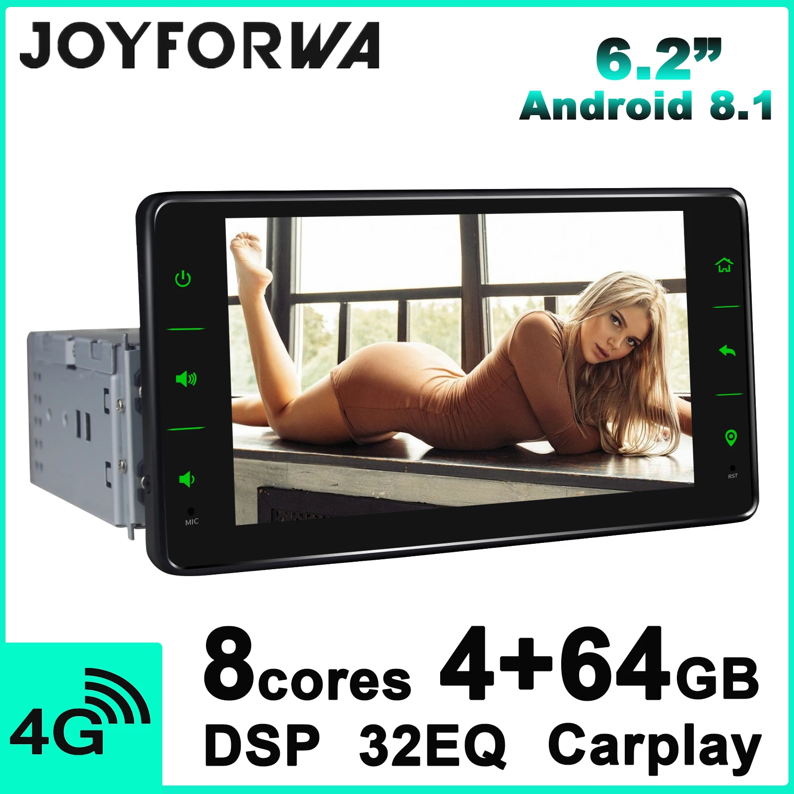 Discount 4GB+64GB 1Din Android 8.1 Car Stereo Multimedia Autoradio Player GPS Glonass Bluetooth DVR DSP Carplay Subwoofer 4G SIM SPDIF 0 Discount 4GB+64GB 1Din Android 8.1 Car Stereo Multimedia Autoradio Player GPS Glonass Bluetooth DVR DSP Carplay Subwoofer 4G SIM SPDIF 0