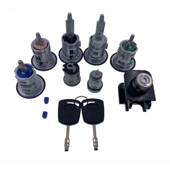 

4119502 4043238 Power Car Door Lock Switch Bonnet Ignition Kit For Ford Transit Full Lock Kit