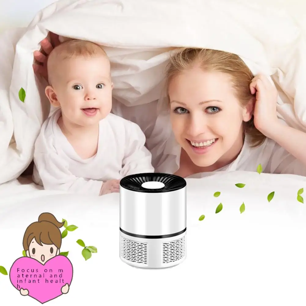 

Cylindrical Usb-Powered Household Intelligent Mosquito Repellent Led Photocatalyst Uv Bionic Mosquito Lamp Inhalation Mosquito