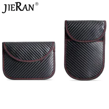 Посылка для ключей из углеродного волокна, ПВХ, RFID, брелок для ключей, цепочка для мужчин и женщин, Противоугонный чехол для ключей, кошелек, органайзер, держатель, ключница