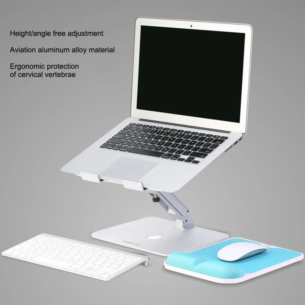 

Adjustable Laptop Cooling Holder Portable Aluminum Laptop Stand Desktop Ergonomics Heighten for MacBook Air Pro Accessory