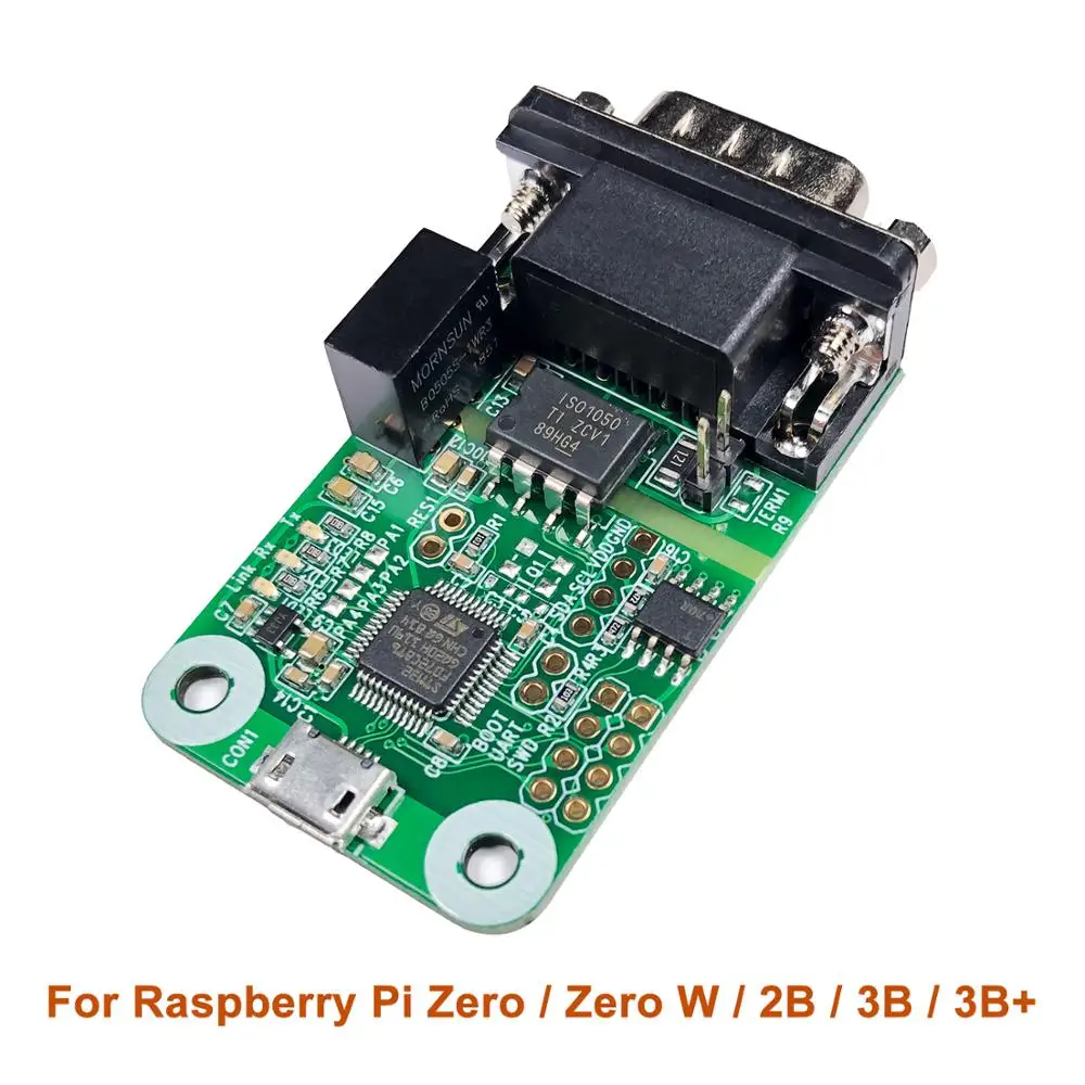 USB к CAN конвертерный модуль для Raspberry Pi4/Pi3B +/Pi3/Pi Zero(W)/Jetson Nano/Tinker Плата Поддержка Windows