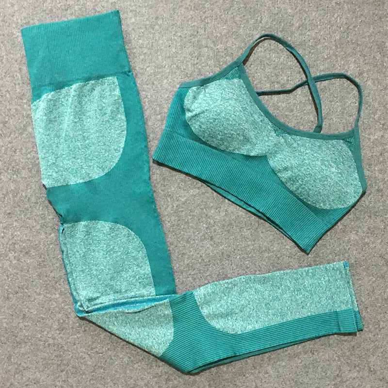 impact seamless gym set women 2pcs yoga set active womens gym clothing sport wear women fitness ladies sportswear workout set (3)