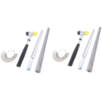 

Standard 8pcs Jewelry Sizer Mandrel Measurement Tool Adjust Repair Tool Kit