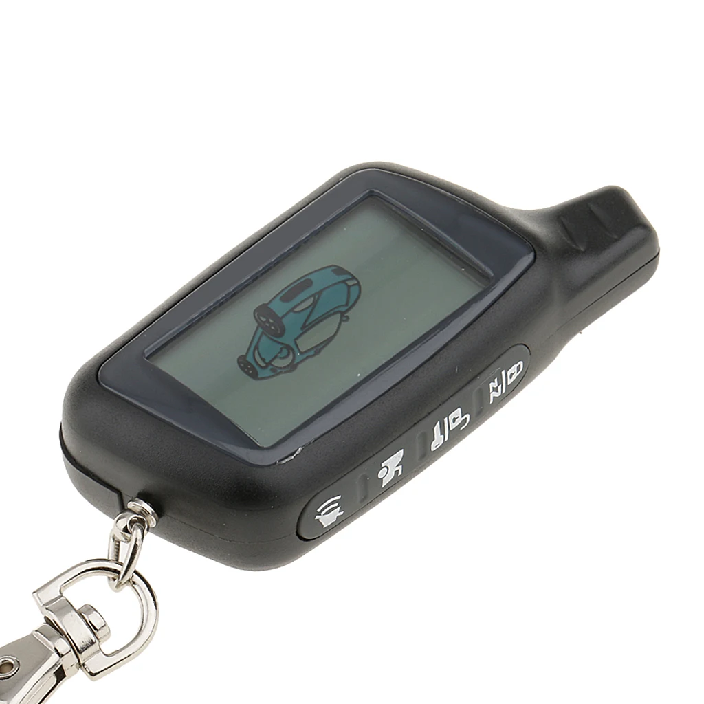 2-Way Keyless Keychain Car Alarm System Remote Controller Case for TOMAHAWK X5 LCD