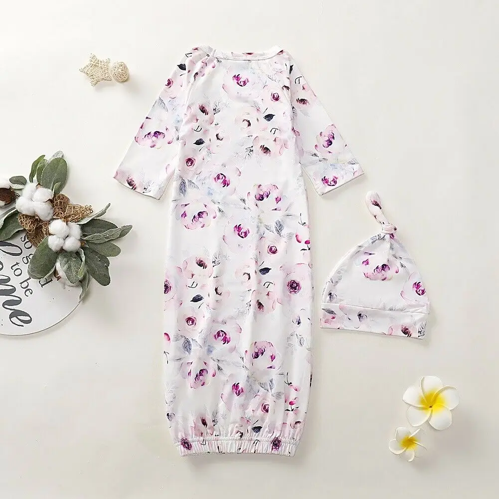 Floral Новинка года; Лидер продаж; пеленки с цветами для новорожденных; спальный мешок+ шапочка; От 0 до 1 года - Цвет: Floral