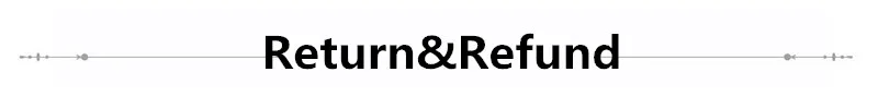 return & refund