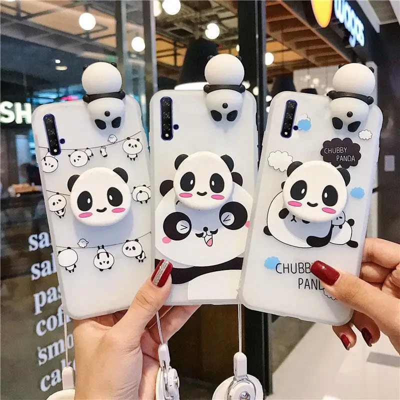 

Cute Soft TPU Case for Samsung Galaxy A70 A60 A50 A40 A30 A20 A10 M30 M20 M10 A80 3D Panda Silicone Cover
