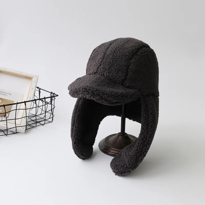 2021 Women's Hat Winter Hat for Female Thicken Cold Cap Warm Hat Windbreak Hat Warm Hat Pilot Cap Hat with Earflaps Lady Beanie