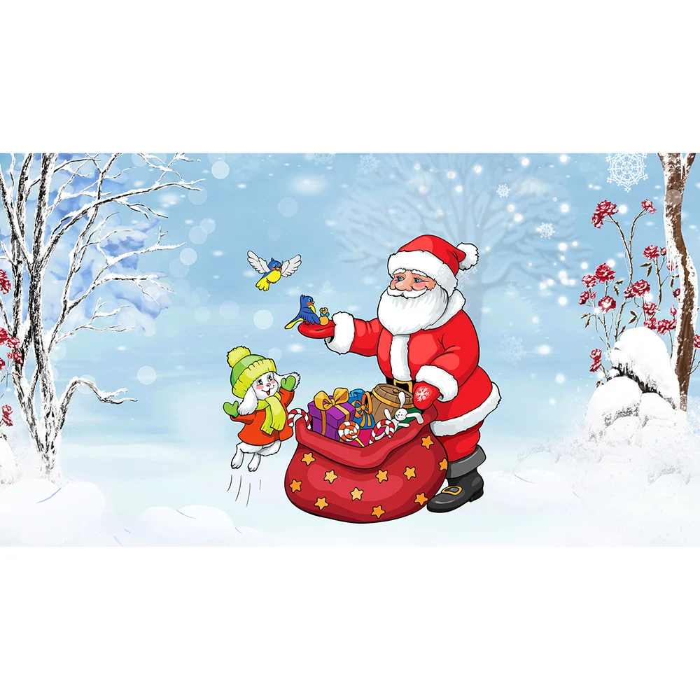 Высокое качество Merry Christmas Santa Clous флаг 3x5ft полиэстер двойной сшитые украшения