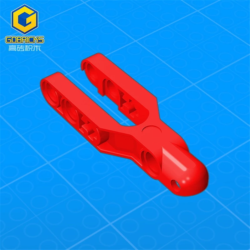 [Gobrick] GDS-1033(No.57515)Technic рулевой рычаг 5 5x2 с буксировочной розеткой закругленный