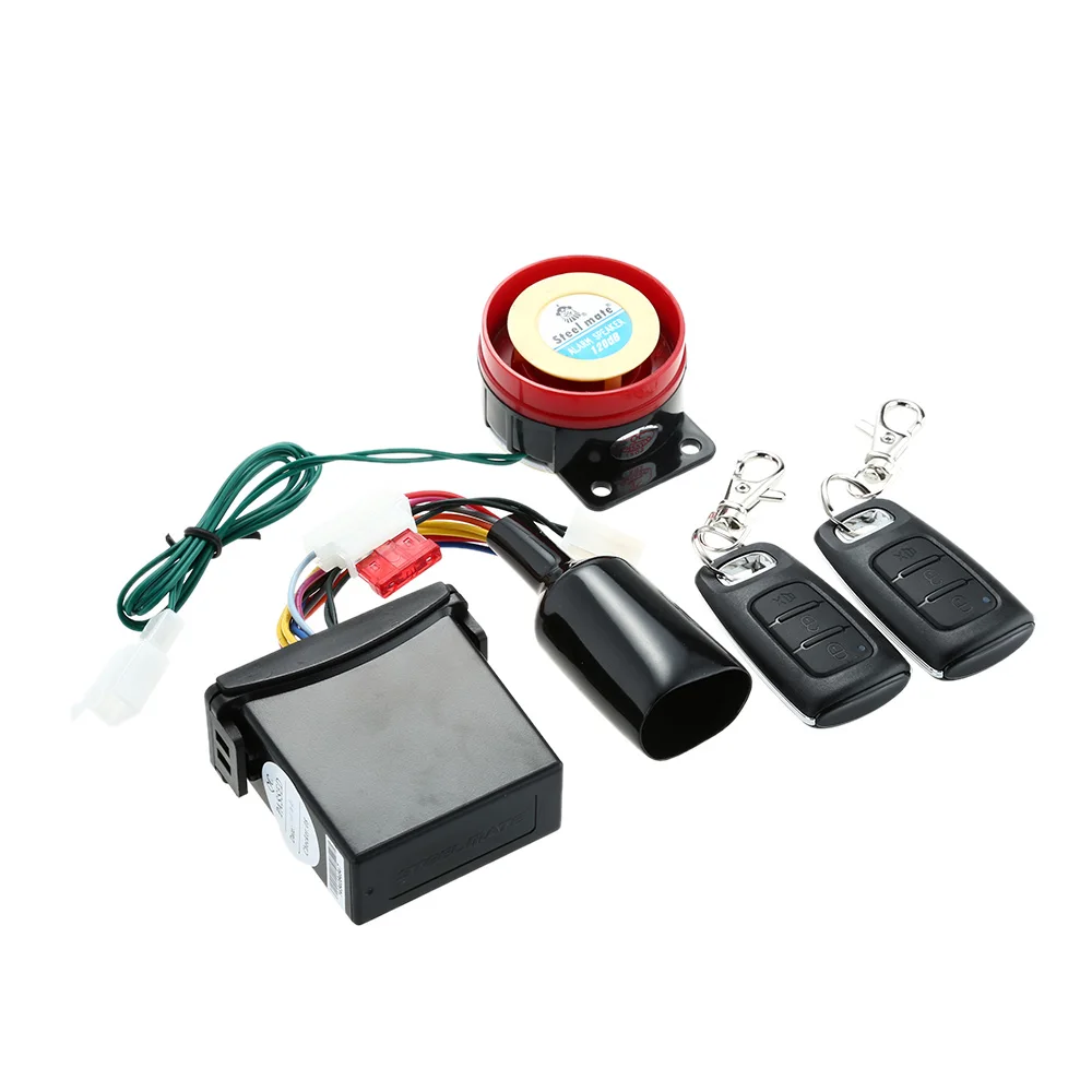 Steelmate 886E 1 способ мотоциклетная сигнализация водостойкая ECU двигатель мотоцикла Иммобилизация с передатчиком