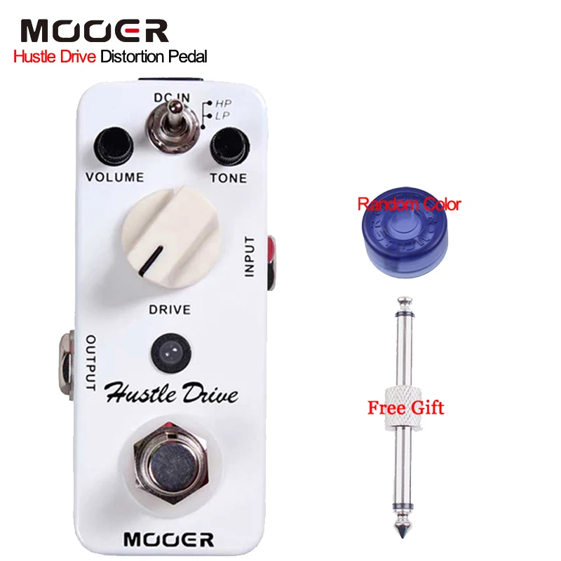 MOOER Micro Hustle Drive Distortion Tube-like Drive sound Guitar Effect Pedal Compact With Free Connector