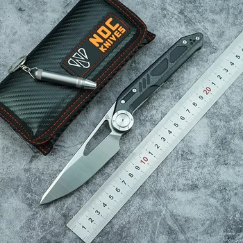 

NKAIED NOC DG-04 folding knife 440C blade Steel+G10+CF handle camping hunting outdoor Survival Kitchen Fruit knives EDC tools