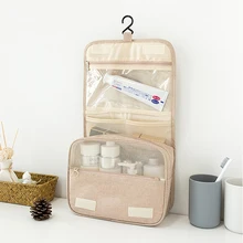 Уличная дорожная сумка-косметичка Оксфорд водонепроницаемый органайзер для макияжа ящик для хранения для ванной комнаты Дамская Портативная сумка для ванной