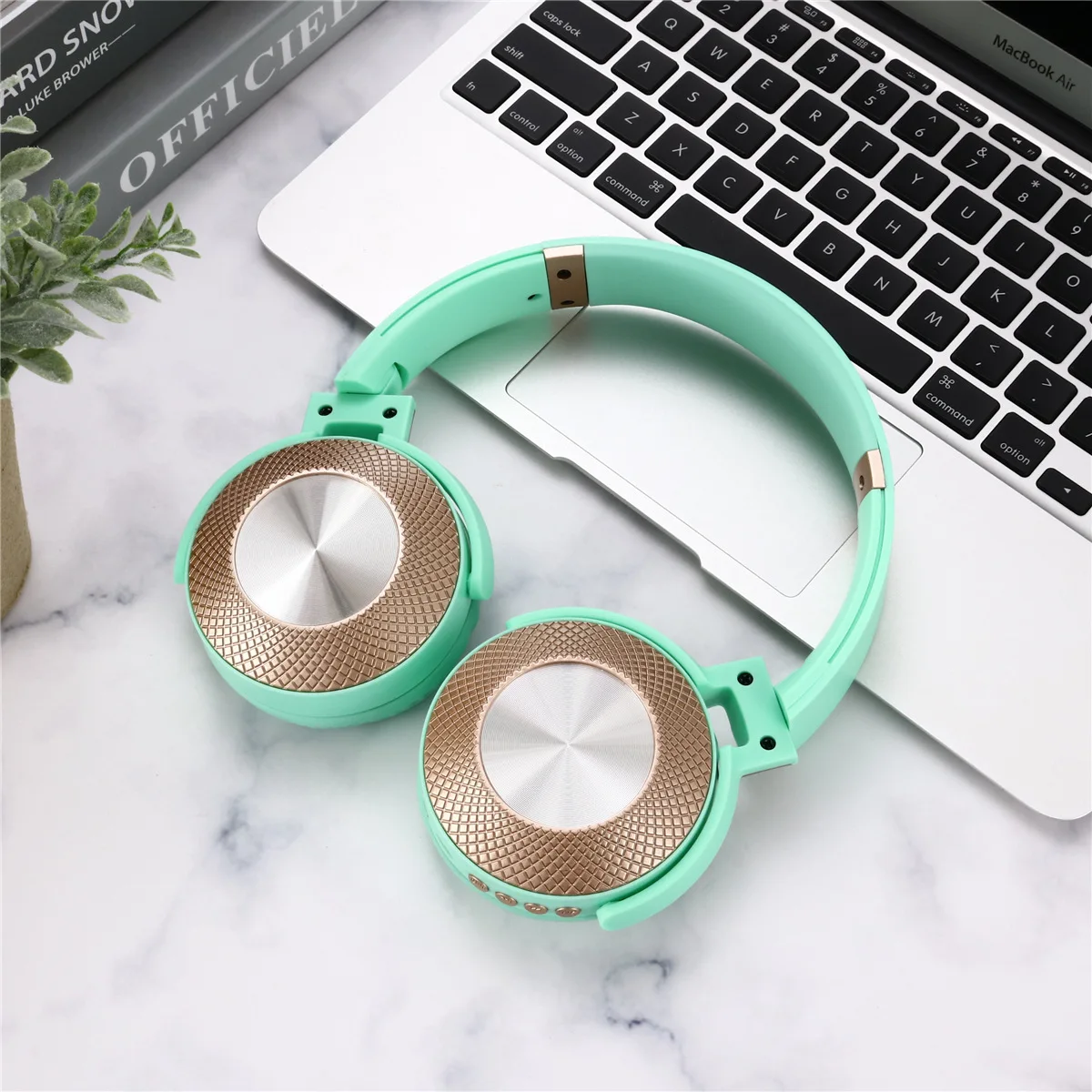 Беспроводные Bluetooth наушники тяжелый стерео Бас HiFi металлическая Спортивная гарнитура TF карта fm-радио Aux 40 шт./партия