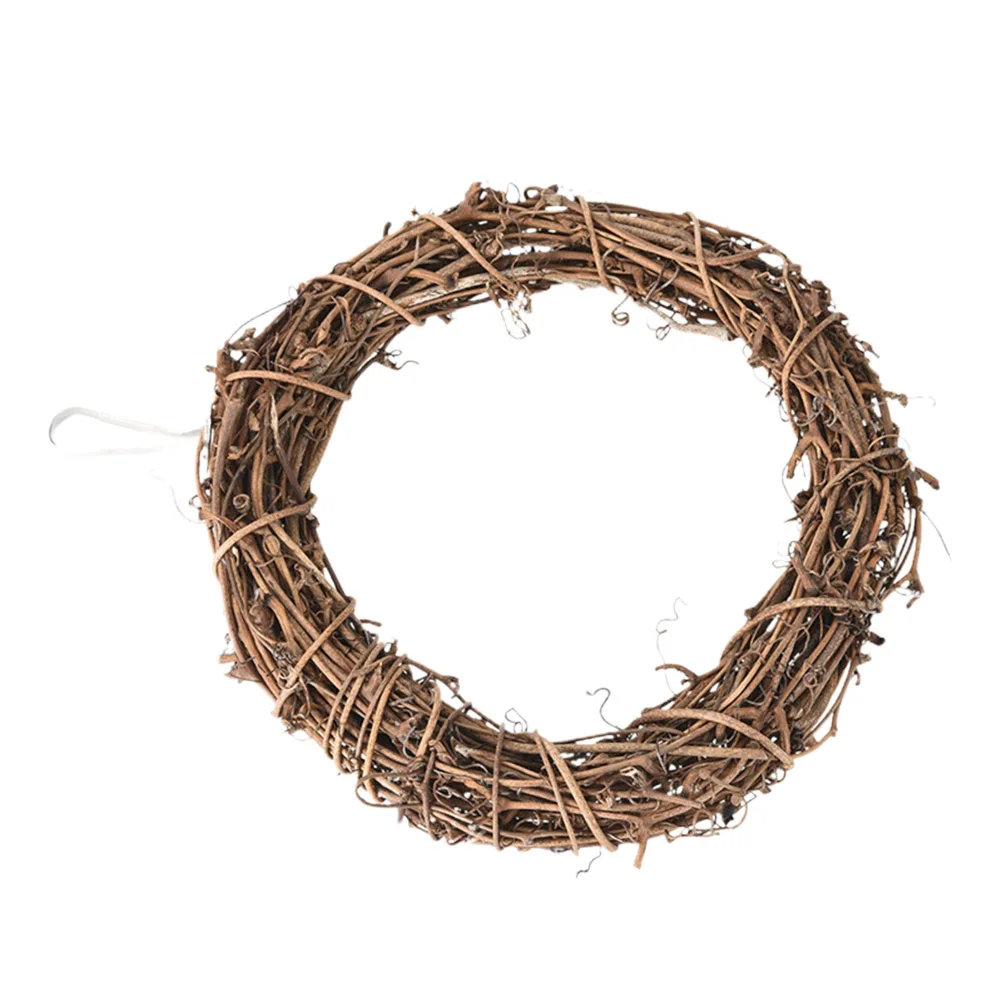 

Rattan Circle Ring 1pc Rattan Wreath Handmade Decorative Natural Home Decoration Handmade Door Hanging Decor