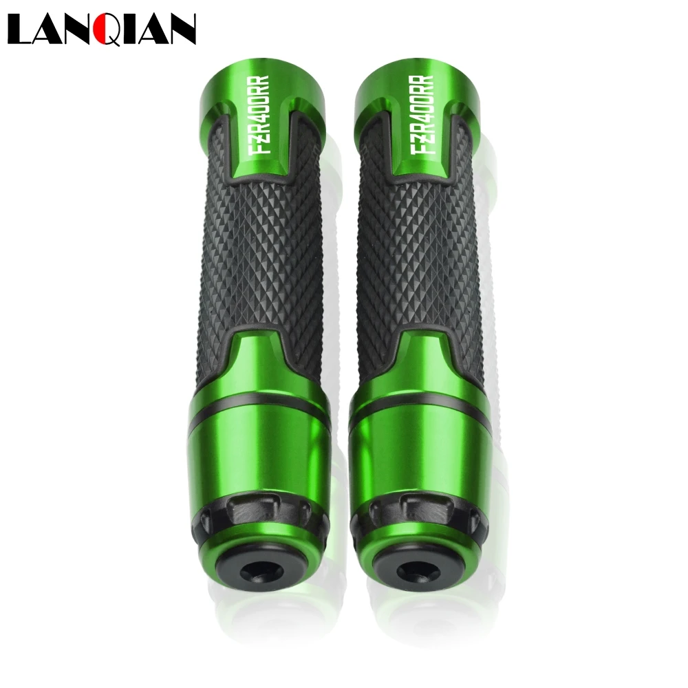 7/8'' Motorcycle Aluminum Plastic Handle Grips With Logo For YAMAHA FZR400RR FZR 400RR FZR 400 RR 1991 1992 1993 1994 1995