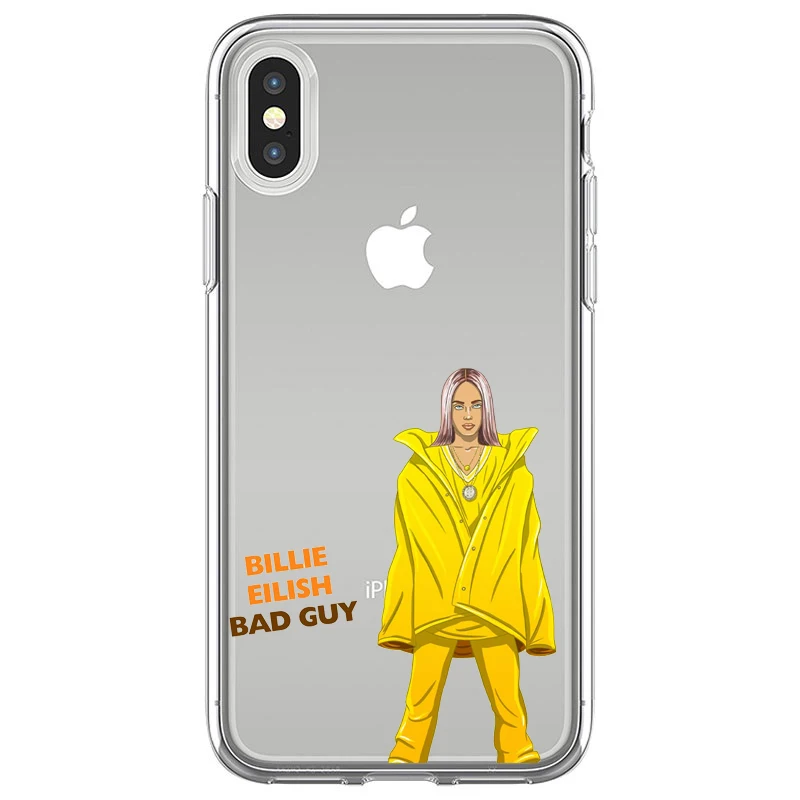 Billie Eilish Khalid Encantador TPU Мягкий силиконовый чехол для телефона для iPhone 5 SE 6s 6Plus 11Pro 11ProMax X XR XS Max 8 8Plus 7Plus - Цвет: TPU