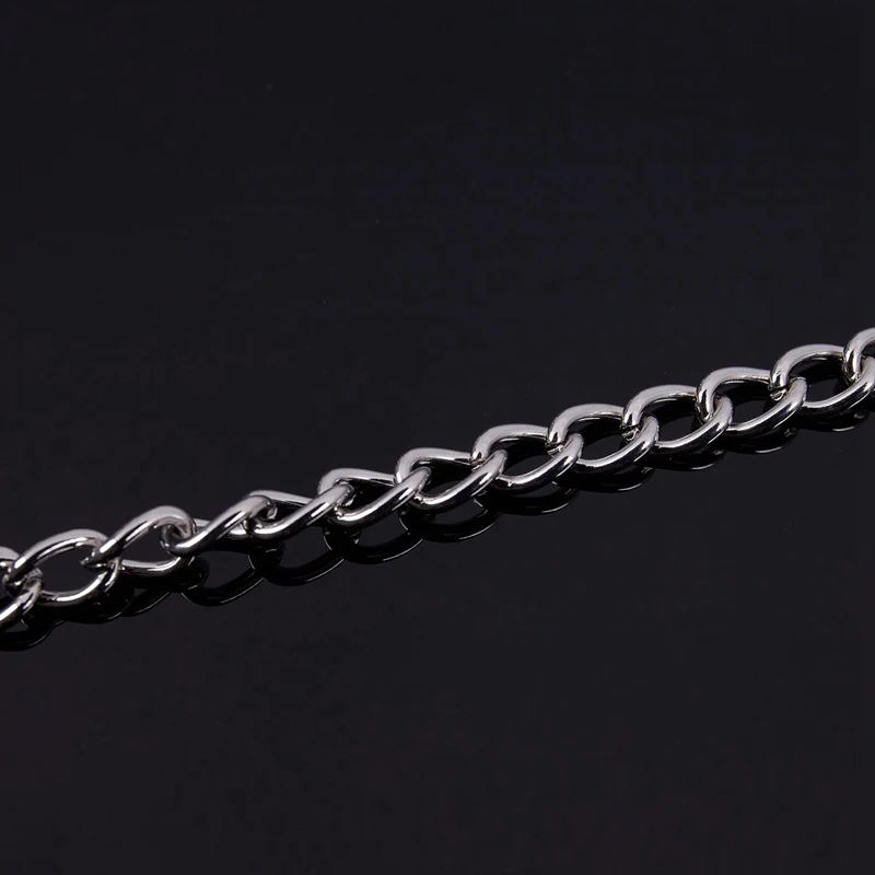 1.2M Shoulder Strap Metal Purse Twist Chain Replacement Shoulder Strap for DIY Bags Purses Handbags(Silver