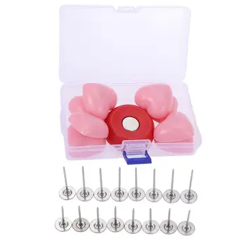 

8 Sets Quilt Cover Fixer Non-slip Decoractive Heart Shape Lovely Grippers Blanket Buckle Clip Bed Sheet Fastener