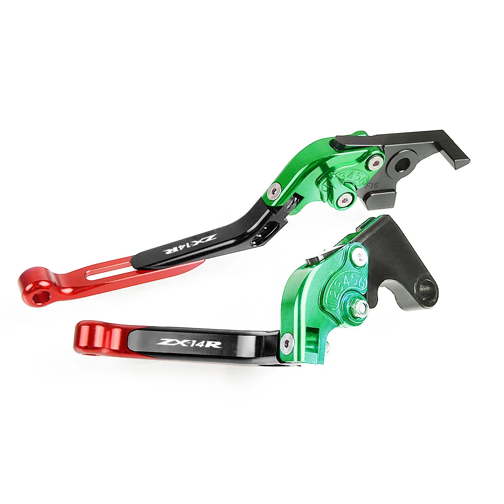  Motorcycle brake lever CNC Adjustable Brake Clutch Levers Handbar For Kawasaki ZX-14R 2006-2016 201