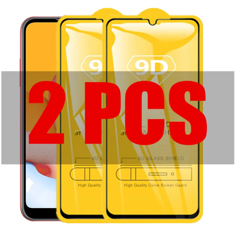 Защитное стекло 9D для Samsung A01, 5,7 дюйма, 2 шт.