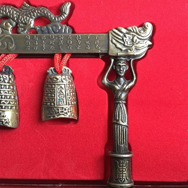 Латунные Колокольчики КИТАЙСКИЕ ТИБЕТСКИЕ glockenspiel колокольчики в древнем китайском мини-музыкальном инструменте китайские ремесленные рождественские подарки