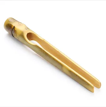 

XMT-HOME Natural bamboo tweezers for tea cup tongs wooden clip tweezer tea ceremony parts