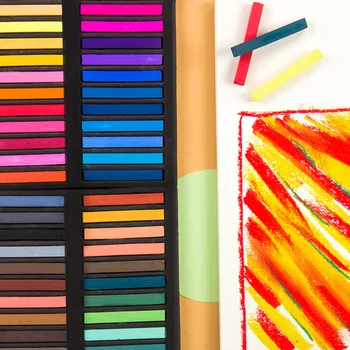 

Soft Pastel Set Square Pastels Chalks Square Artist Pastel Set Box of 12/24/36/48 Assorted Colors MU8669