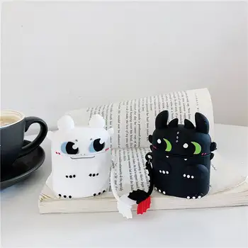 

3D Cartoon How to Train Your Dragon Toothless Soft Silicone case for airpds pro 3 airpods 2 1 wireless charging Bluetooth cover