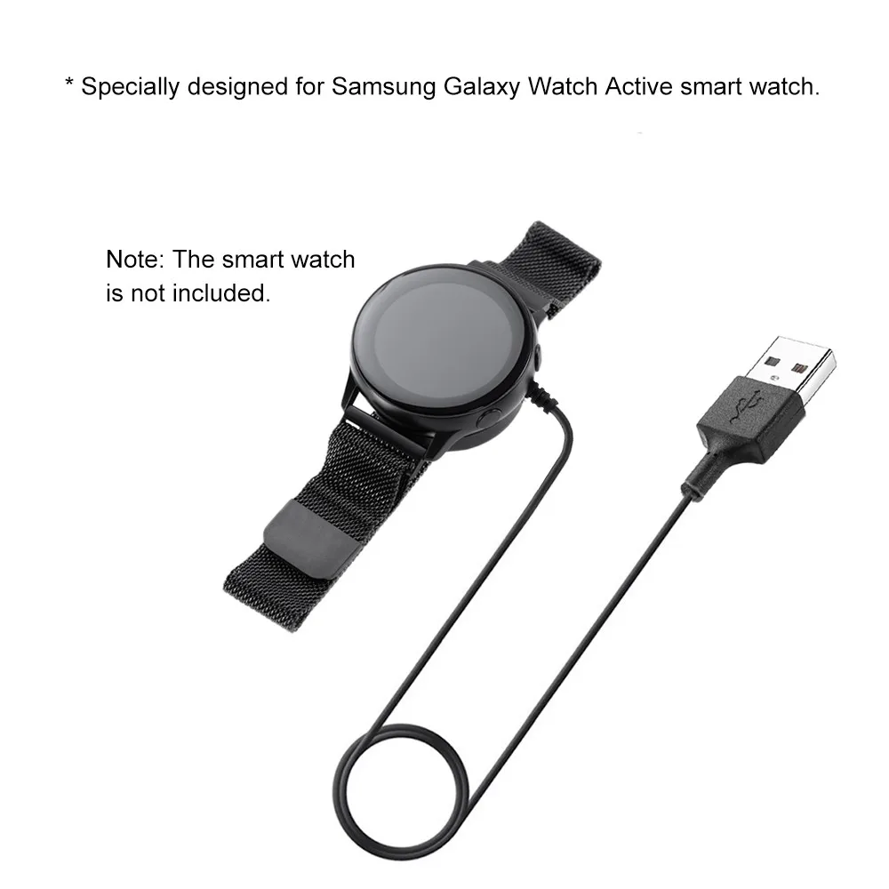 Зарядное устройство совместимо с samsung Galaxy Watch Active с usb-интерфейсом зарядный кабель Смарт-часы зарядное устройство