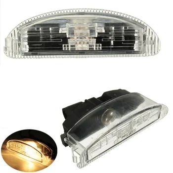 

2pcs Car Number License Plate Light Lamp 7700410754 For Renault Clio MK2 1998-2005 for Twingo I 1993-2007