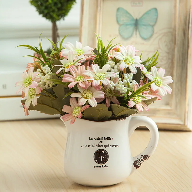Винтажный мини кувшин для молока Zakka ваза с буквами цветочный горшок высотой 13 10