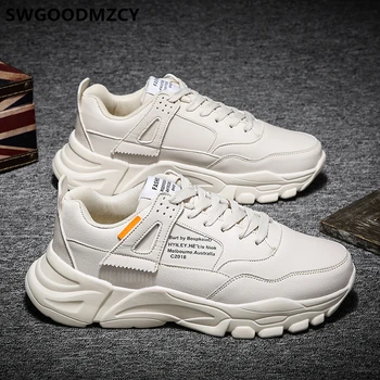 

Leather Shoes Men White Shoes Luxury Shoes Sneakers Men Fashion Mens Trainers Sneakers Homens Zapatillas Hombre Casual Sapatos