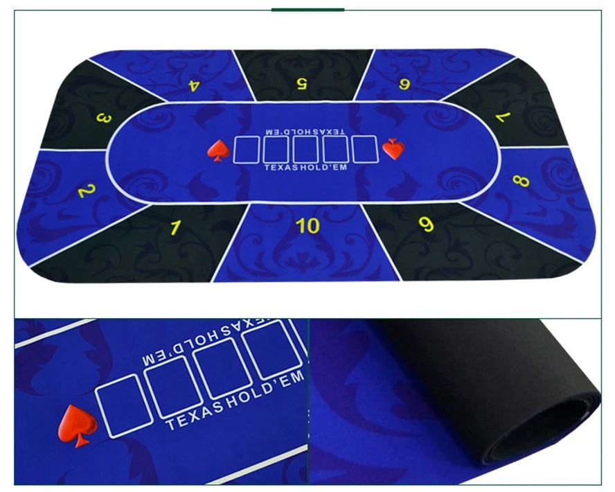 1,2*0,6 м Texas Hold'em Poker резиновая скатерть столешница цифровая печать Казино Покер звезды коврик для настольной игры фишки для покера Настольный коврик