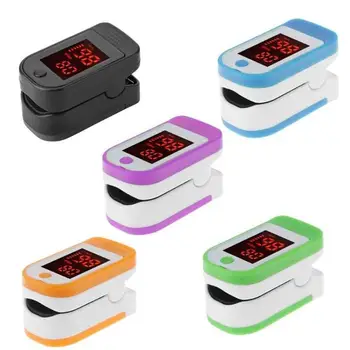 

Portable Fingertip Pulse Oximeter with Alarm OLED Display Blood Oxygen Meter SpO2 Monitor Random Color