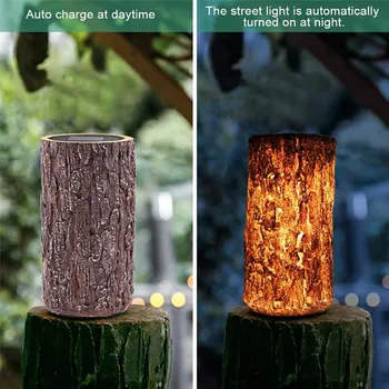 

2020 Hot New Products Solar Stump Light Creative Landscape Lighting Garden Column Light Accessories Home Decor Best Selling